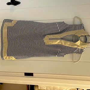 Sail to Sable sleeveless striped shift dress XS